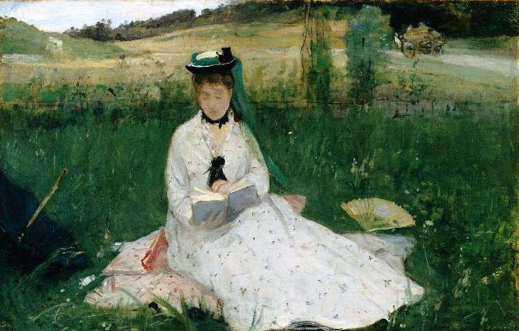 Berthe Morisot Reading, Norge oil painting art